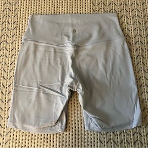 lululemon Align High-Rise Short 8", Pastel Blue, size 10